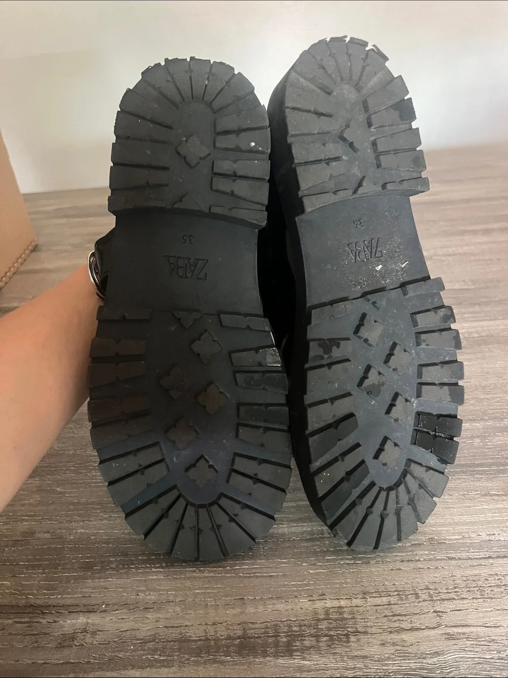 Zara Black Patent Mary Jane Shoes for Kids